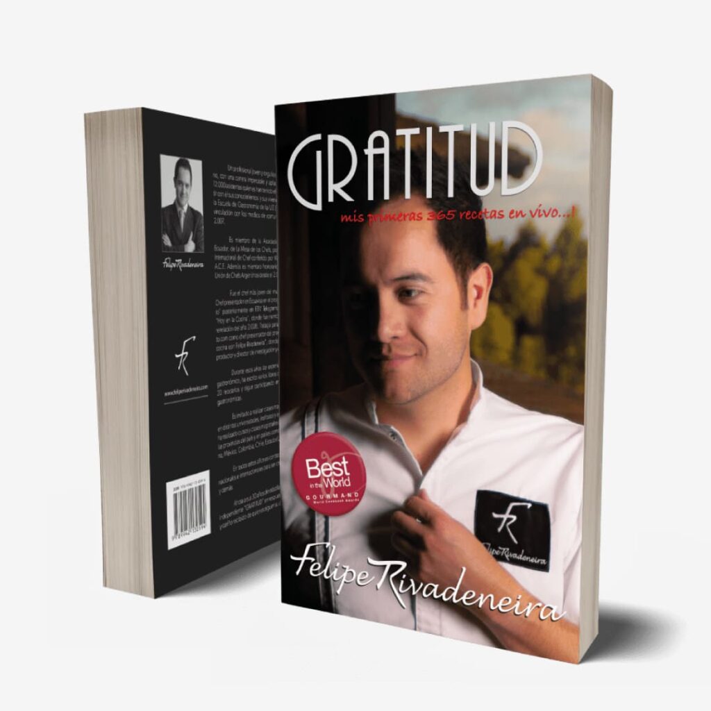 Libro de Autor “GRATITUD, mis primeras 365 recetas en vivo..!